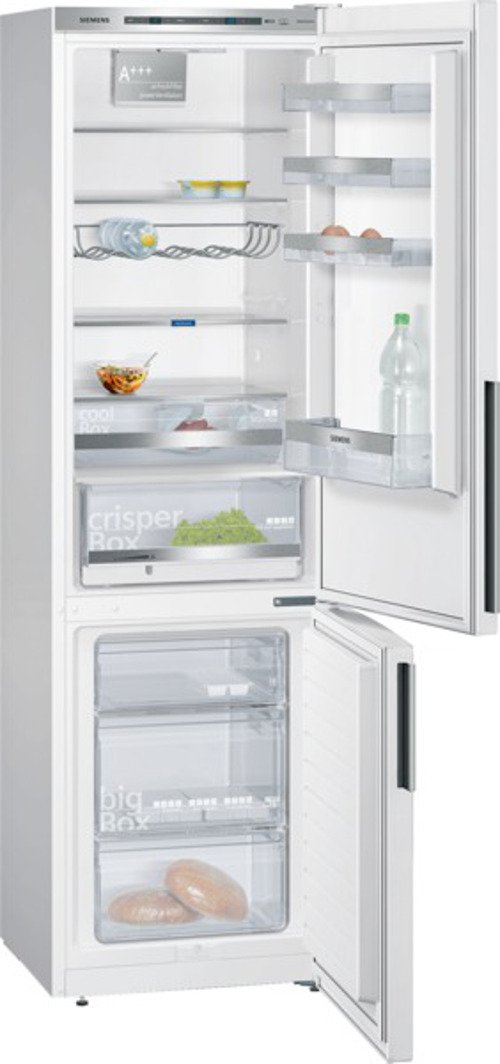 Siemens KG39EDW40 - Frigorifero congelatore/A+++ / 201 cm di altezza / 156 kWh/anno / 250 litri frigorifero / 89 litri congelatore/refrigeratore raffredda in modo particolarmente efficiente