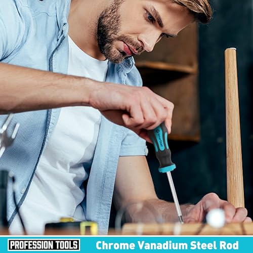 image for Amartisan 10-Piece Magnetic Screwdrivers Set, 5 Phillips and 5 Slotted