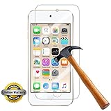 iPod Touch 6 Screen Protector, SOOYO(TM) Premium Tempered Glass Screen Protector (2.5D Round Edge/99% Clarity/Shatter-Proof/Bubble Free) for iPod Touch 6 & iPod touch 5 [Lifetime Warranty]-[1Pack]
