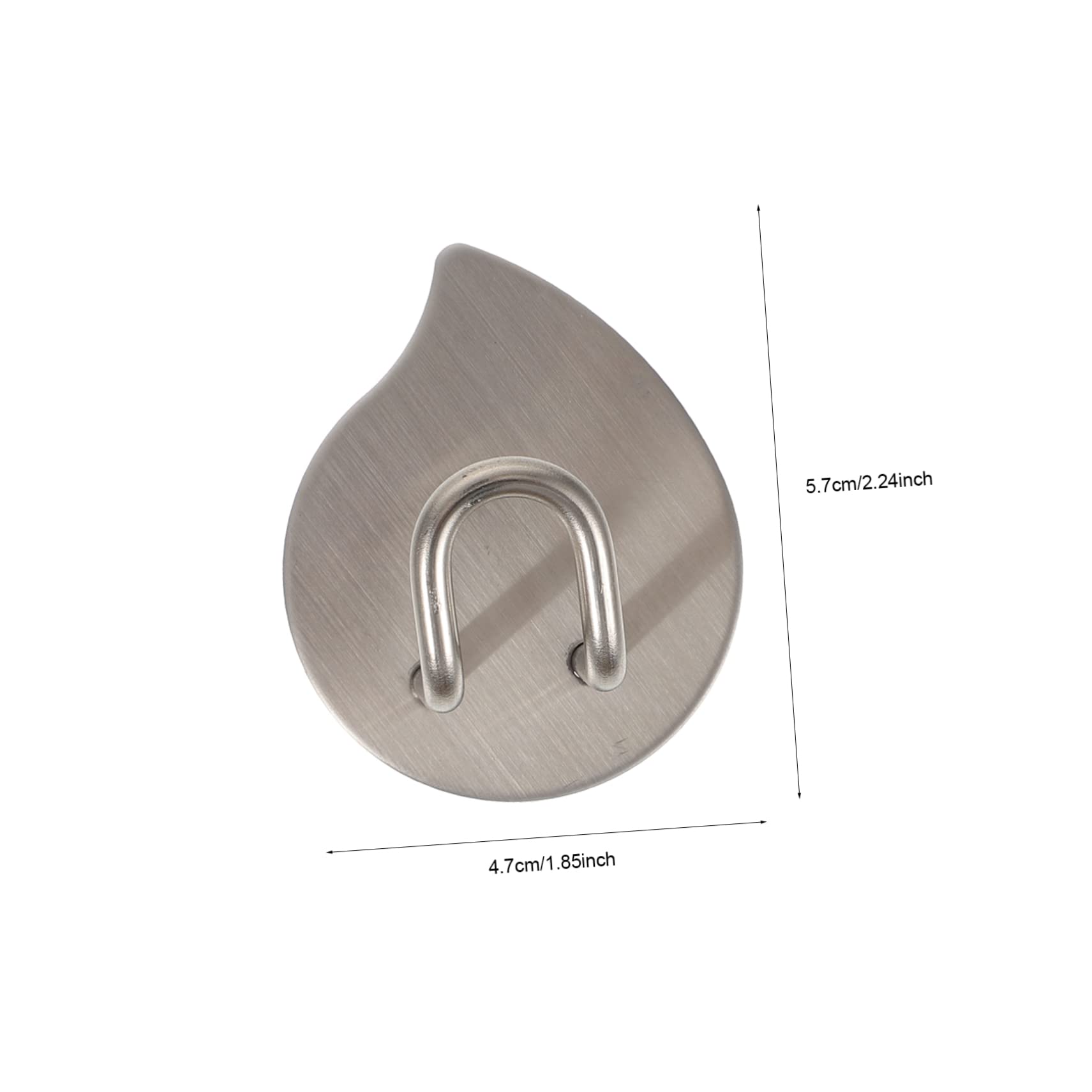 VASDEV 4 Uds Gancho para Abrigos sin Clavos Soporte para Toallas de Mano Perchas para Trabajo Pesado Perchas de Acero Inoxidable Gancho Adhesivo Ganchos Adhesivos para Pared Ganchos adhes
