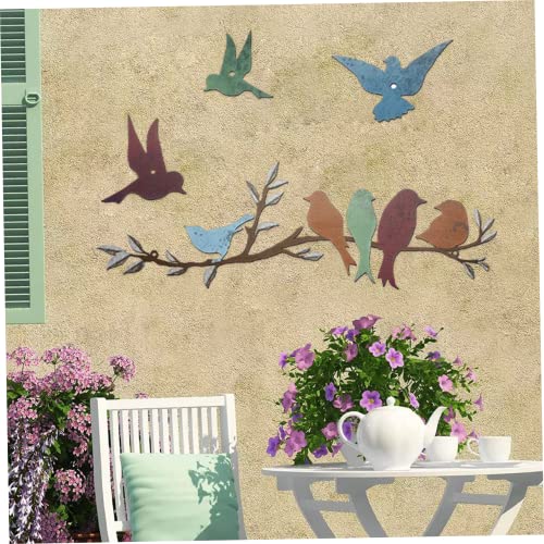 Décoration murale d'oiseau en métal pour sublimer votre jardin