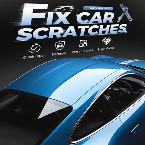 Image of Magic Car Scratch Remover Pen, 2026 New Car Paint Repair Pen Automotive Scratch Pen for Drivers, Weatherproof Touch Up Paint Pen for Garage Roadside (3)