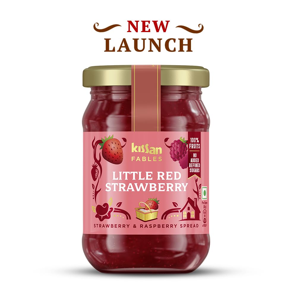 Kissan Strawberry & Raspberry Spread 340g - Image 3 thumbnail