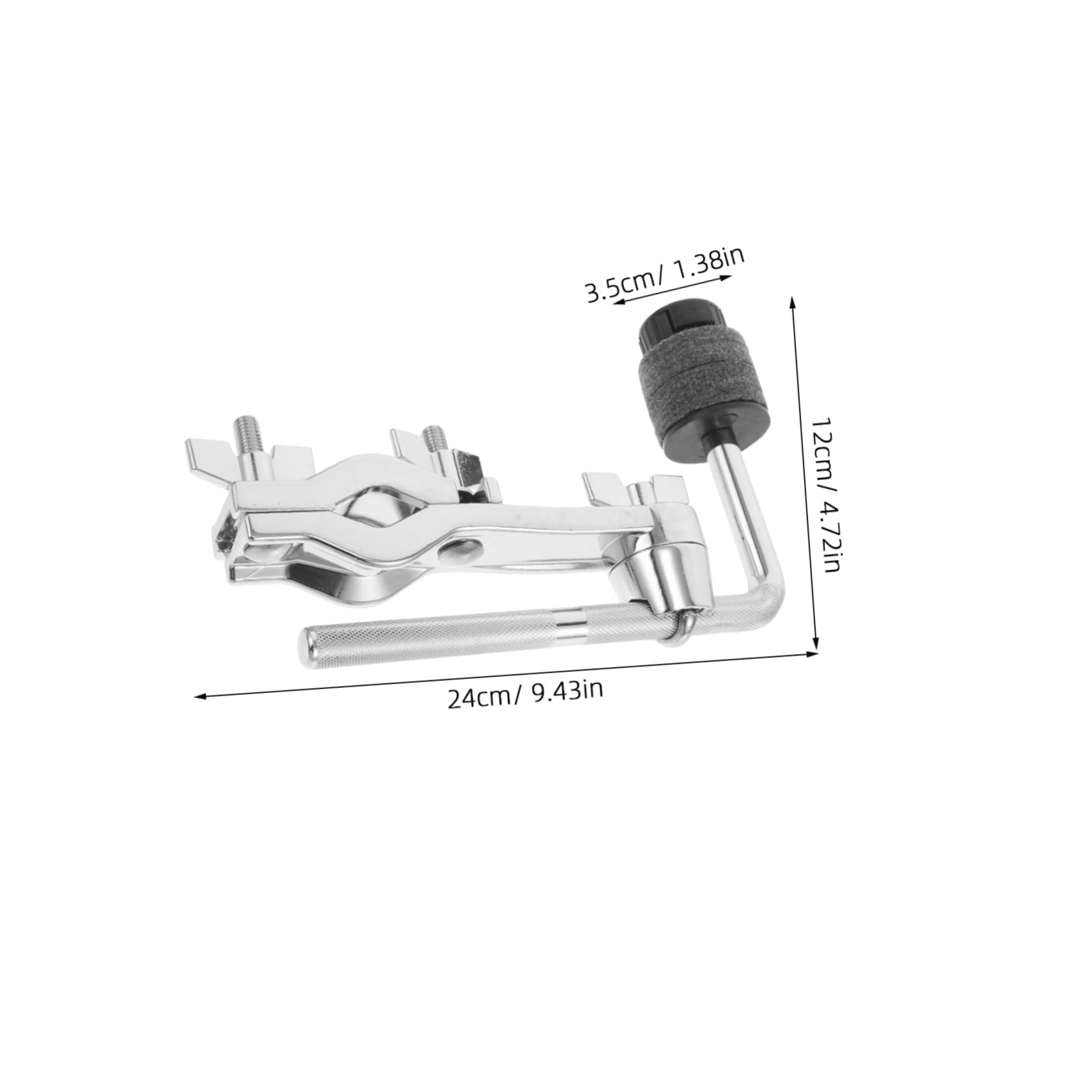 OFFSCH Drum Set Mounting Clamp Accessories Cymbal Mounting Bracket for Percussion