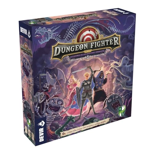 Devir - Dungeon Fighter: Catacumbas De Los Espectros Tenebrosos, Juego de Mesa, Juego de Mesa con Amigos, Estrategia, Edad +8 (BGDUFCASP)