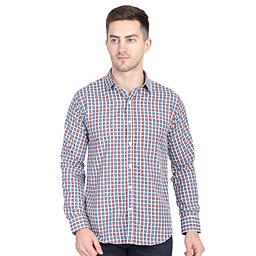 Image of TAHVO Men's Regular Fit Long Sleeves Cotton Formal Shirt