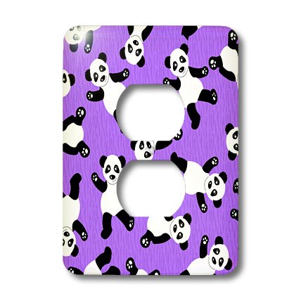 Plaque double prise lsp_40923_6 panda violet pour masquer les défauts - 3