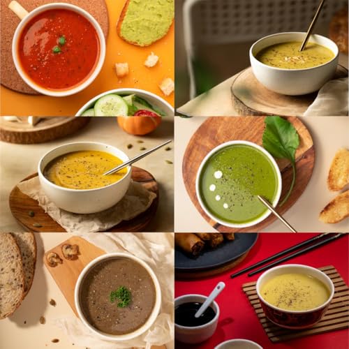 Image of Simplify Foods Instant Soup | Soup-er 6 Pack | 6 Soups-12 Single-Serve Sachets (Each Makes ~125 ml) | Made with Real Ingredients | Just Add Hot Water | Office-Friendly | On-The-Go| Clean Label | 0% Additives or Preservatives
