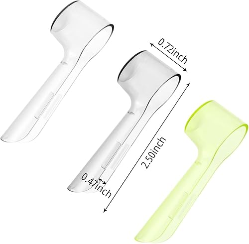 Miniatura 2 de 3 tapas para cepillos de dientes eléctricos, cubiertas de cabeza de cepillo de dientes eléctrico compatibles con cabezales Oral B