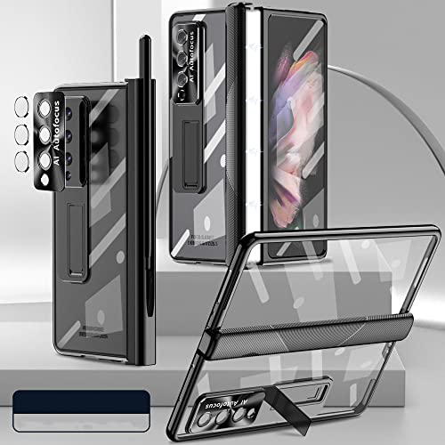 Coque Samsung Z Fold 3 Antichoc avec Support S Pen Intégré et Béquille de Visionnage