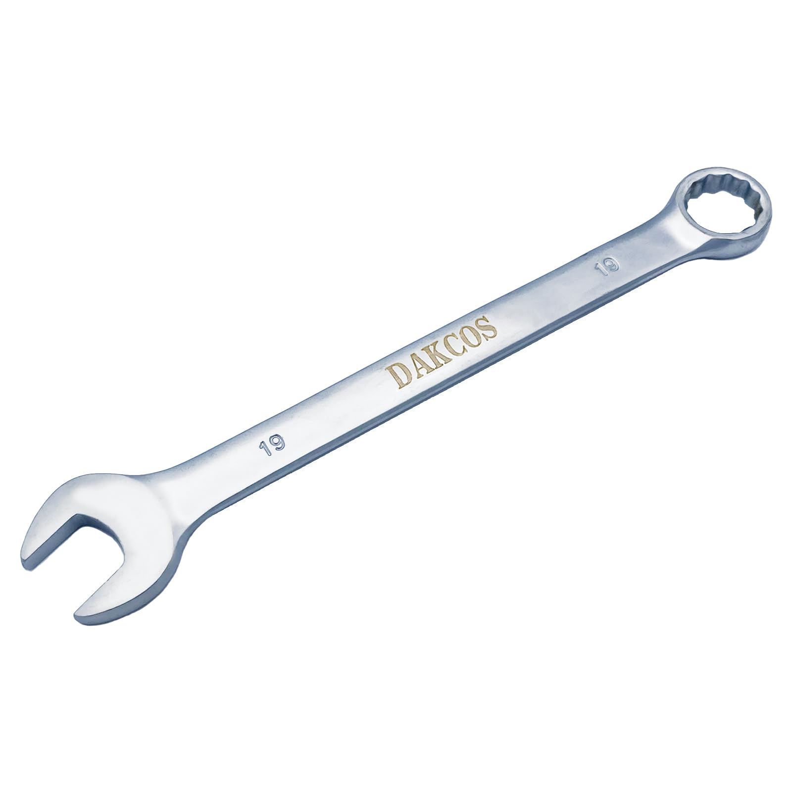 DAKCOS 19mm Metric Combination Spanner Chrome Vanadium Steel Wrench