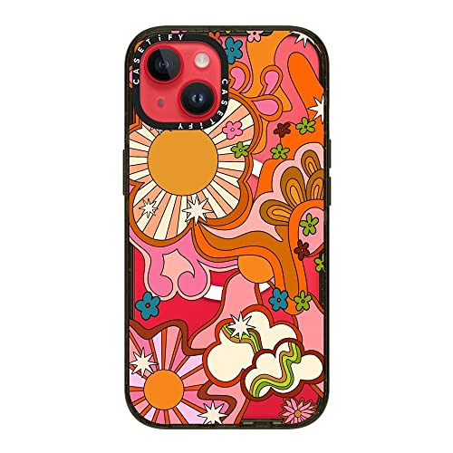 Coque iPhone 14 CASETiFY Seventies Psychedelic pour le quotidien - 5