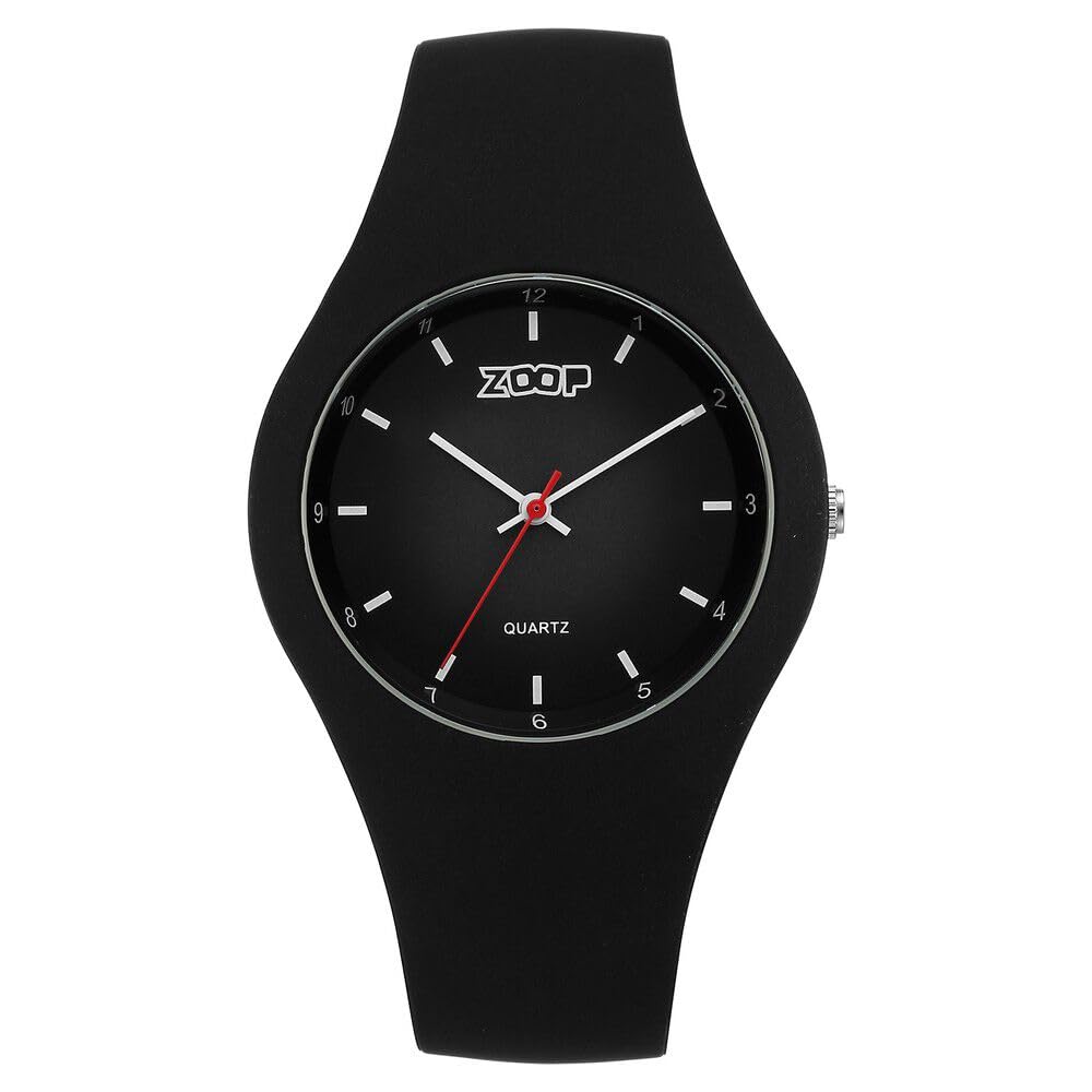 Zoop by Titan Pop Integrated Quartz Analog Black Dial Silicone Strap Watch for Kids-26031PP01W (B0CW9VV5JR) Amazon Price History, Amazon Price Tracker