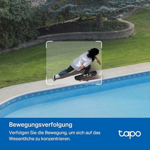 Tapo C530WS 360° Überwachungskamera Außen, 3K 5MP, Starlight Farbe Nachtsicht, KI-Erkennung, Bewegungsverfolgung, WLAN oder Ethernet, microSD-Karte bis zu 512 GB – Bild 6