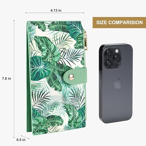 Image of Travelambo RFID Wallet Women Large Size Bifold Multi Card Wallet Case with Zipper Pocke Credit Card Holder for Women