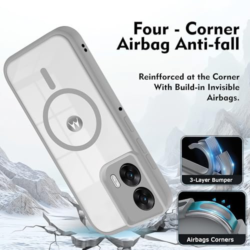 V-TAN Store V-TAN Motorola Edge 50 Fusion 5G Case, Grey - Image 5