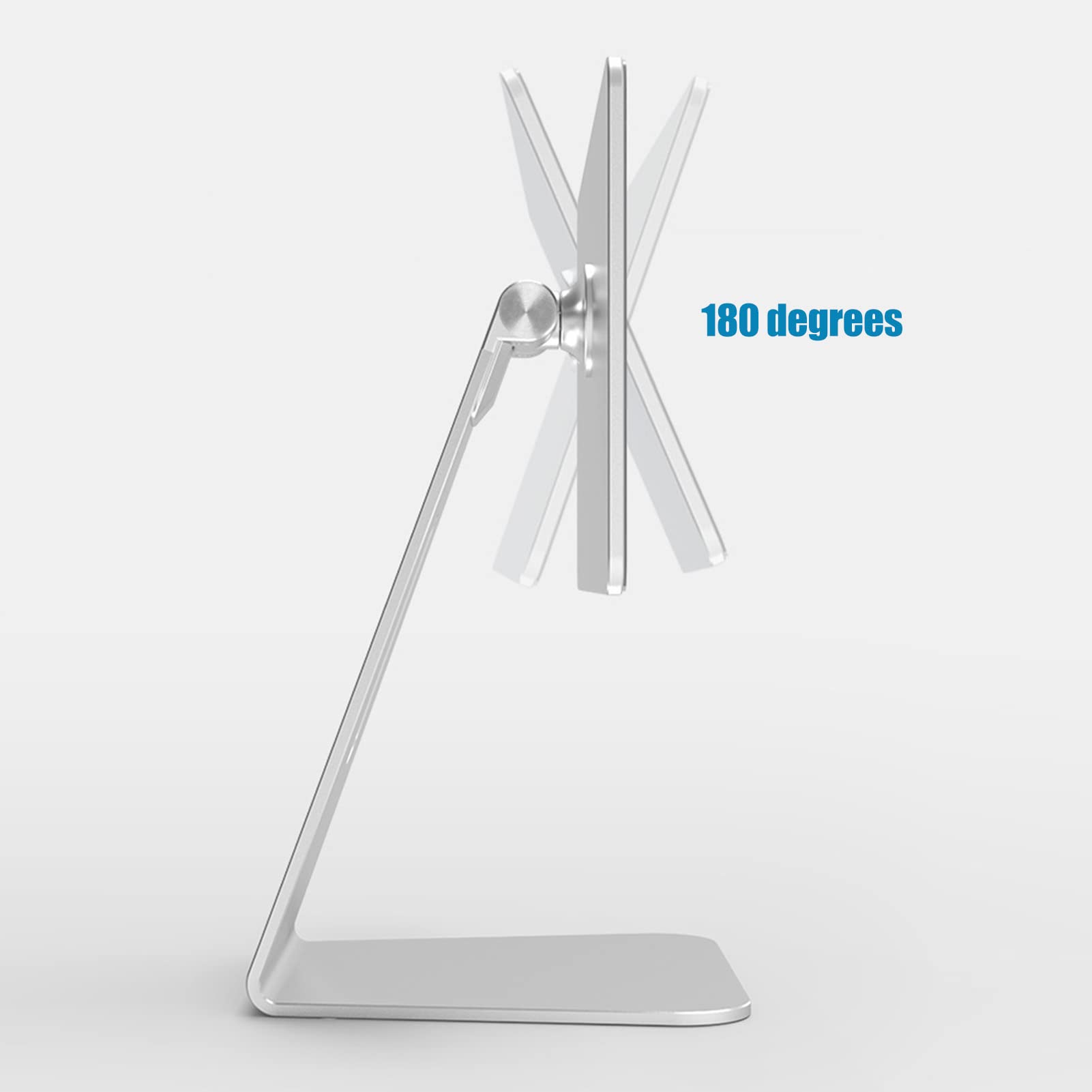 Haofy Supporto Magnetico per Tablet per Dispositivi IOS da 10,9 Pollici 11 Pollici 12,9 con Rotazione a 360 Gradi e Angolo di Visione Regolabile Supporto in Lega di Alluminio per Lavoro d'ufficio,