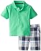 Tommy Hilfiger Baby Boys' Ivy Polo Pique Set A, Jade Green, 12 Months