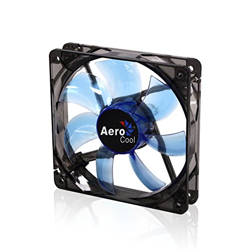 Aerocool Lightning Ventola da 120 mm a LED, Nero