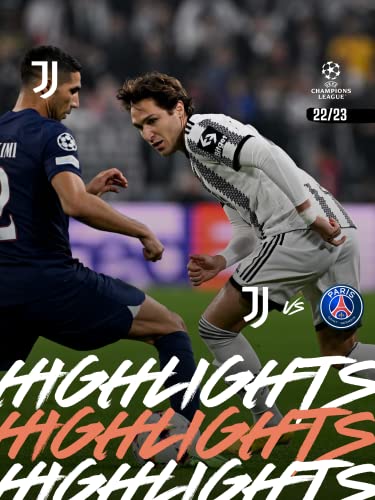  Juventus - PSG. Highlights. UCL. Giornata 6. 2022/23.