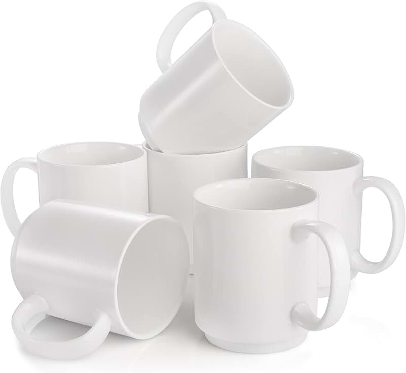 bulk white coffee mugs