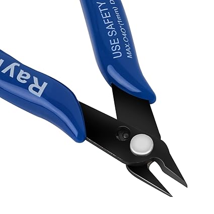 Rayley Electrical Cutting Plier Wire Cable Cutter Side Snips Flush Pliers Tool 170 Internal Spring Small Cutters