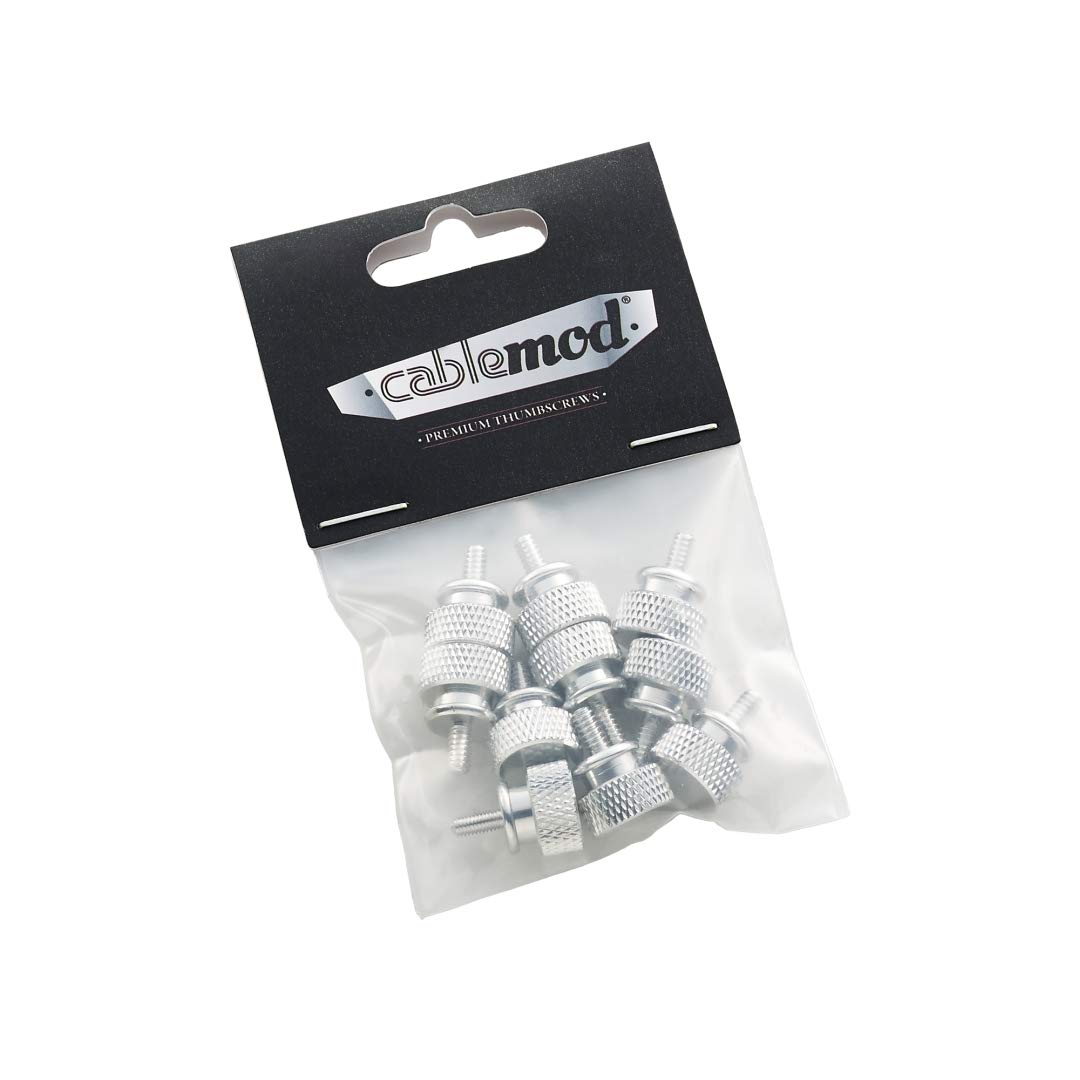 Aluminum Thumbscrews - Silver, Pack of 10 -3 Aluminum Thumbscrews - Silver, Pack of 10 -3