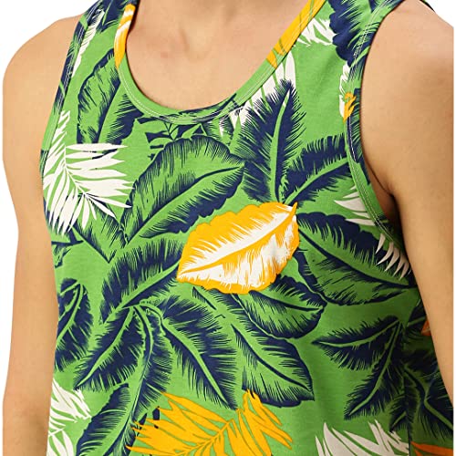 Image of Veirdo Men's Cotton Printed Regular Fit Vest