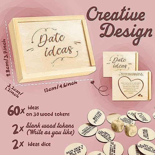 1Dfaul 60 Couples Games For Date Night Ideas & 2 Dice, For Date Night Cards Box For Couples Activities, For Date Night Gifts For Couples, For Date Night Jar For Married Couple #TOP1