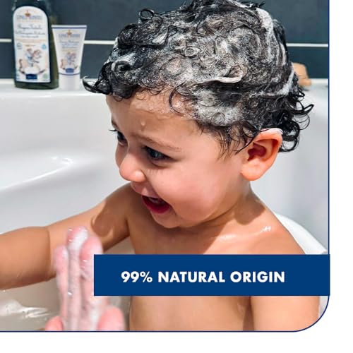 Helan, Linea Bimbi - Conditioner für Lockiges und Schwer Kämmbare Haare Kinder, Haarspülung Feines und Dünnes Haar mit Mandelöl und Jojobaöl, Ohne Parabene Und Silikone Nahrhaft Made in Italy, 50 ml