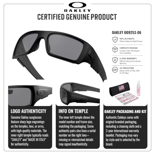 Image of Oakley DET CORD OO9253 Rectangle Shape Sunglasses w /Official Eyewear Kit | Non-Polarized, Men's Sunglasses