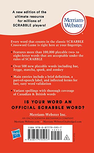 The Official SCRABBLE Players Dictionary, 7th Ed. - Newest Edition, Mass Market Paperback - Image 2