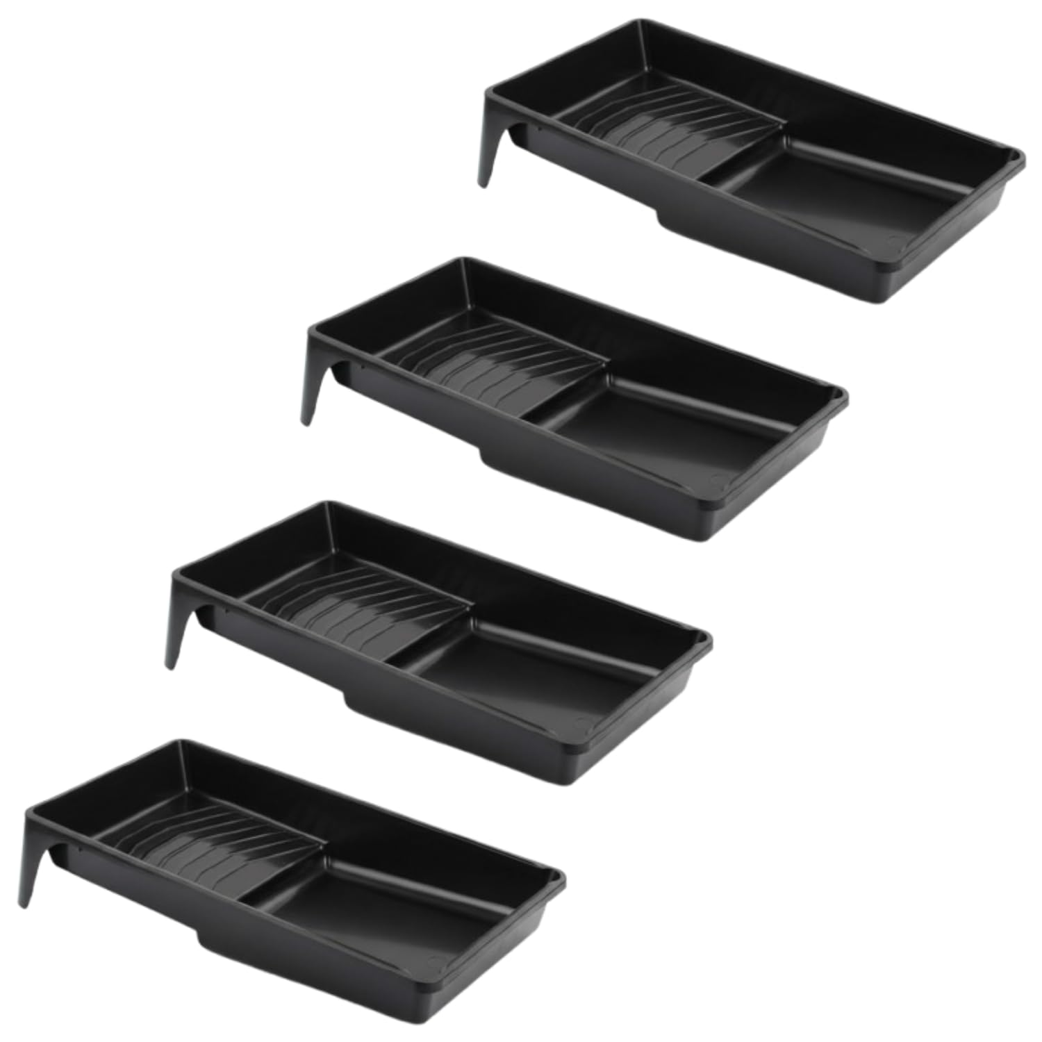 Superpetstoreuk247 Pack Of 4 4 Inch Professional Plastic Roller Trays Decorators Painting Paint Tray