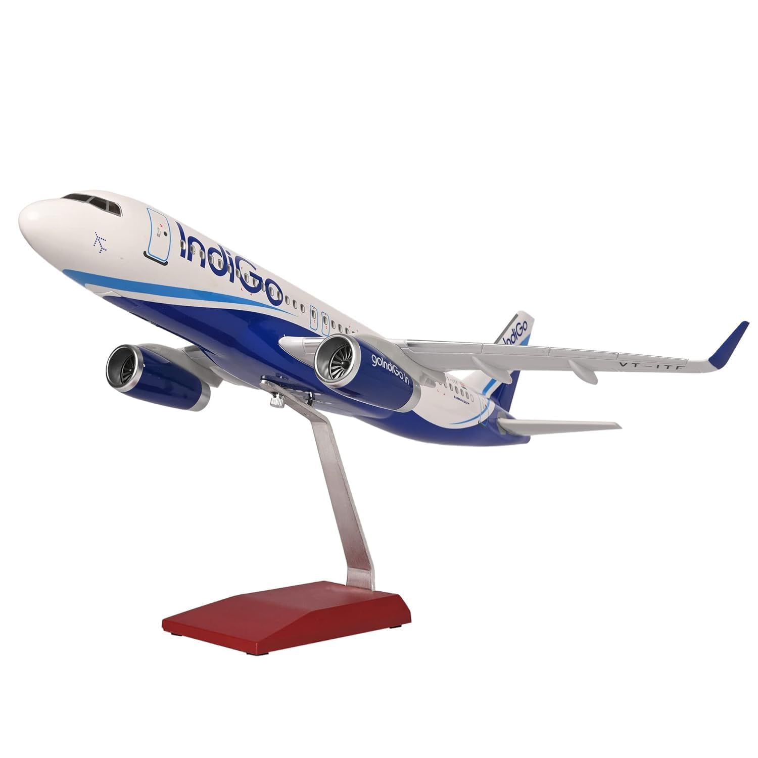 Giftrio Indigo A320 Aeroplane Display Model, 46 cm : Amazon.in