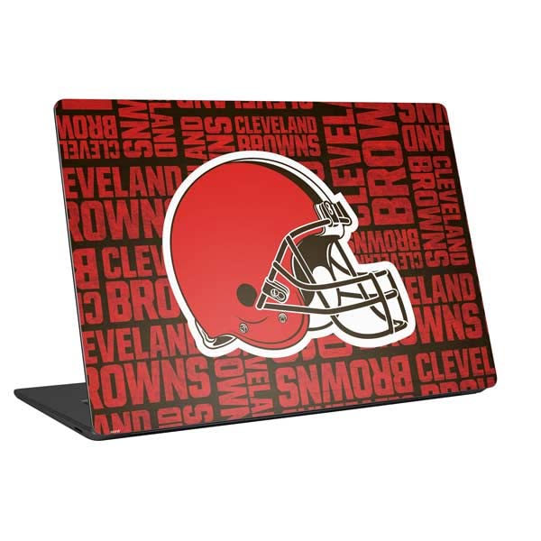 Skinit Laptop Decal Skin Compatible with Universal Laptop 14in (11.4 x 8.2in) - Officially Licensed NFL Cleveland Browns - Blast Design