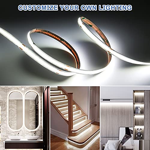 Tira LED COB PAUTIX 5m Blanco 6500K con Control Remoto miniatura 2