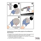 Zoom IMG-2 griglia decorativa quadrata per aerazione Zoom IMG-2 griglia decorativa quadrata per aerazione