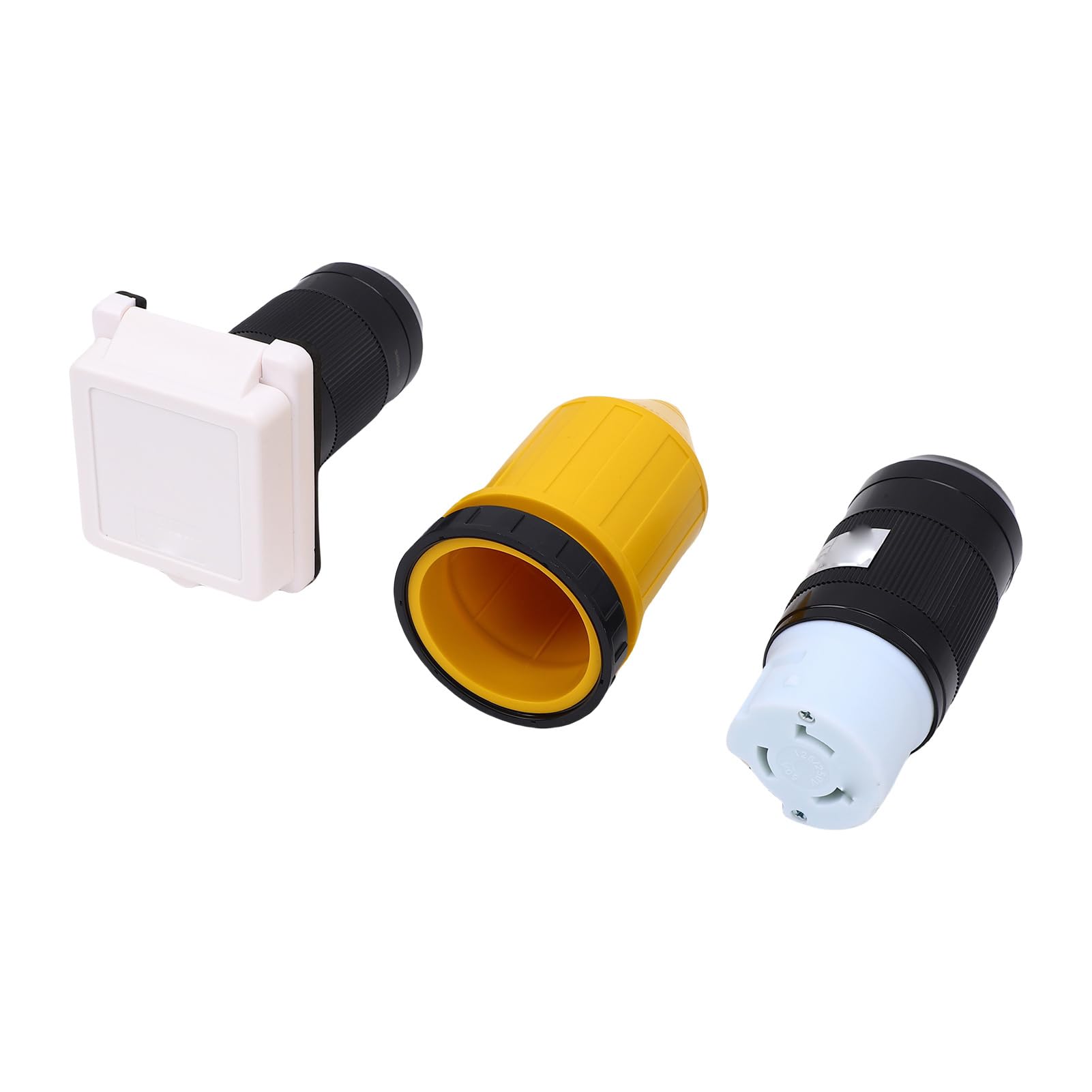 Mingzhe Secure RV Power Plug and Receptacle 50A Connector Kit for Caravan