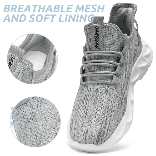 Image of Running Womens Shoes Fashion Walking Sports Gym Tennis Breathable Slip on Ladies Non Slip Lightweight Jogging Sneakers