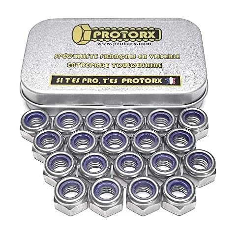 M8 Self-Locking Nut Set - 20 Pieces Cover