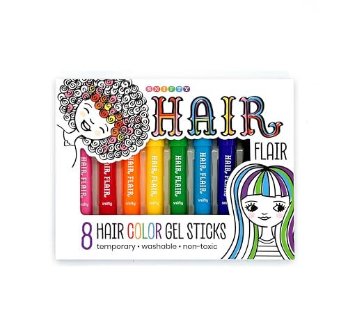 Snifty- Hair Flair- Hair Color Gel Sticks, Rainbow