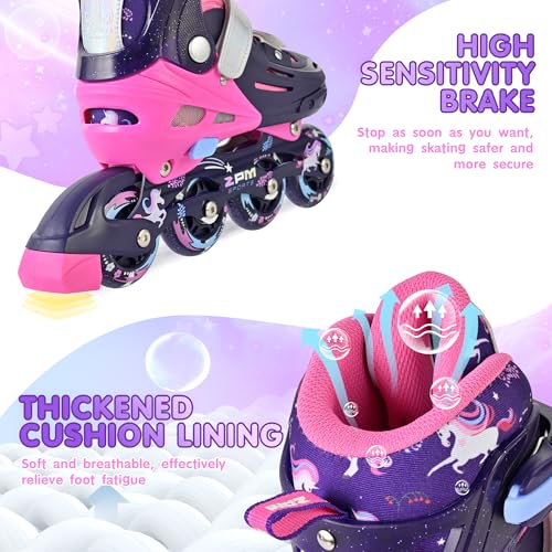 40% Off 2PM SPORTS Kids' Light-Up Inline Skates with Adjustable Sizes