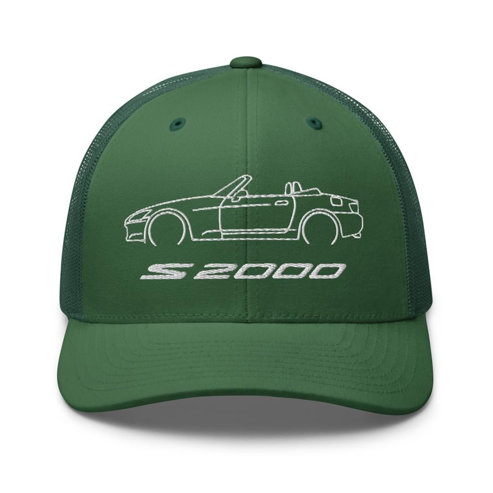 Kabriolet S2000 czapka dla fanów samochodów JDM Minimailst Outline Logo Trucker Cap