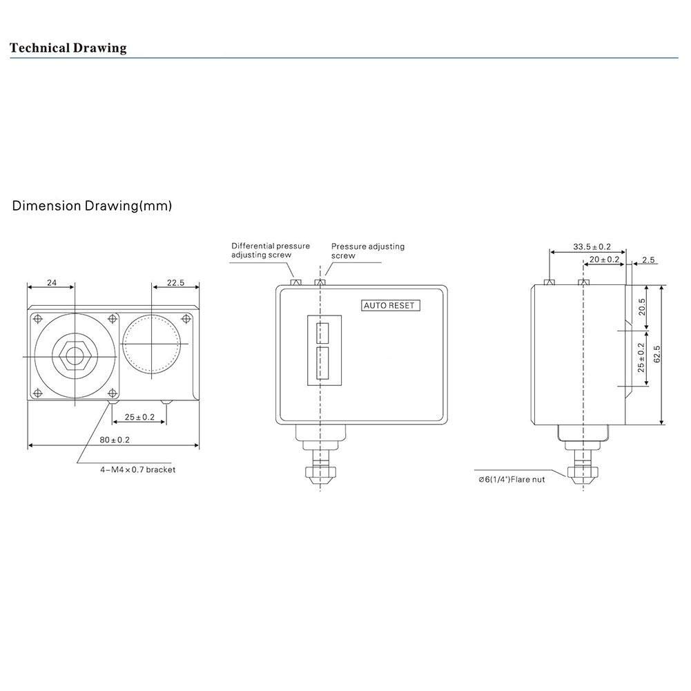 Pressostato elettronico Keenso SPC-106E 24-380V Pressostato elettronico aria per pompa acqua aria Pressione compressore Valvola di controllo pneumatica centrale