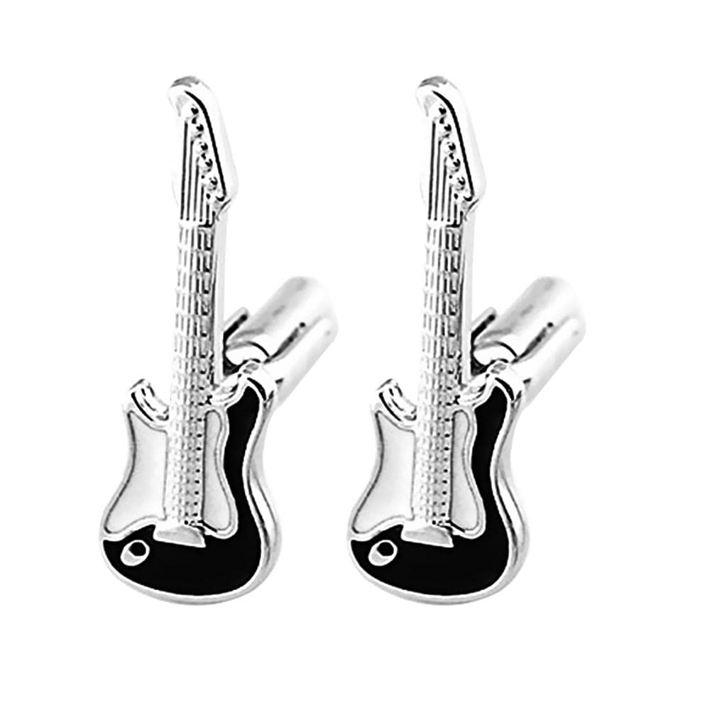 elbme Guitar Cufflinks For Mens Shirt Business Wedding Party Festival Gift Jewelry & Watches | Mens Jewelry | Cufflinks-picture-57