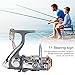 SPYMINNPOO Spinnings Reel,11 Shaft Bevel Connection Shallow Spool Lure spinnings Reel Fishing Wheel Accessory (2000)