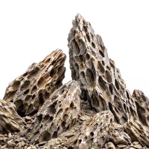 Korvuli Dragon Stone Aquascaping Rocks 10 lb (4-8) Aquarium Stone Set