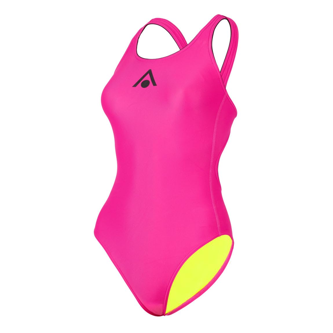 Aqua Sphere Essential Classic Back Swimsuit - Bright Pink/Black - Size 34