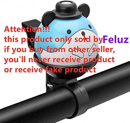 Kids Bike Bell, 360° Rotatable Cartoon Cycling Bell for Girls Boys and Adult, Loud Crisp Clear Sound Bicycle Handlebar Ring Horn, Children's Bike Accessories