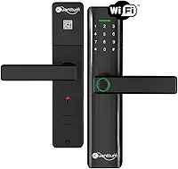 Fechadura Digital Biométrica Wi-Fi Inteligente Kuanttum Delta Pro